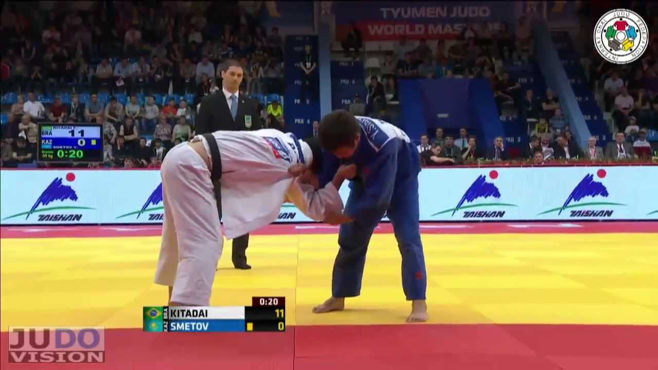 Judo World Masters Tyumen 2013: Felipe KITADAI (BRA) - Yeldos SMETOV (KAZ) Bronze [-60kg]