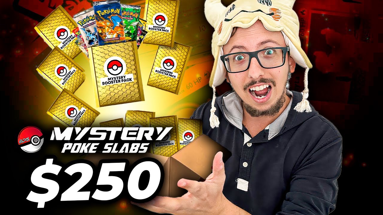 $250 Mystery Poke Slabs Starter Pokemon Mystery Box!