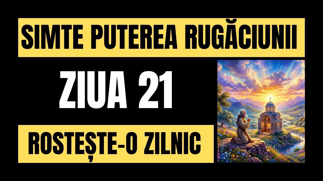🙏Ziua a 21-a din Post - Rugăciunea Sfântului Efrem cel Nou – Reascult-o Zilnic