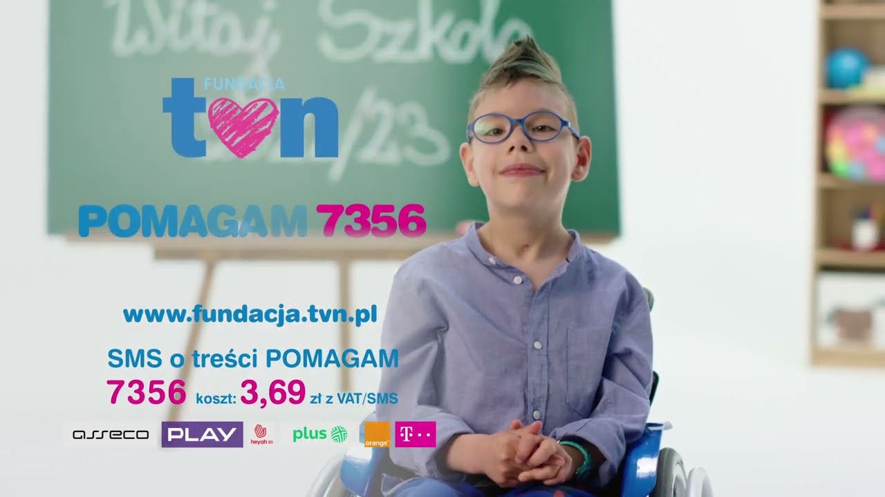 POMAGANIE JEST DOBRE! Wspom&oacute;ż Fundację TVN w prosty spos&oacute;b