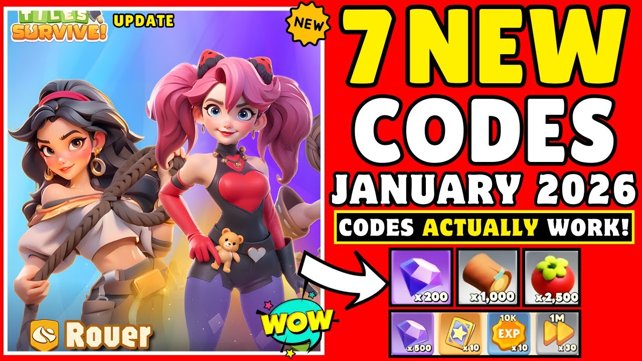 🎄EXCLUSIVE🎄Tiles Survive! CODES January 2026 | Tiles Survive! GIFT CODES | How to Redeem Codes 2026