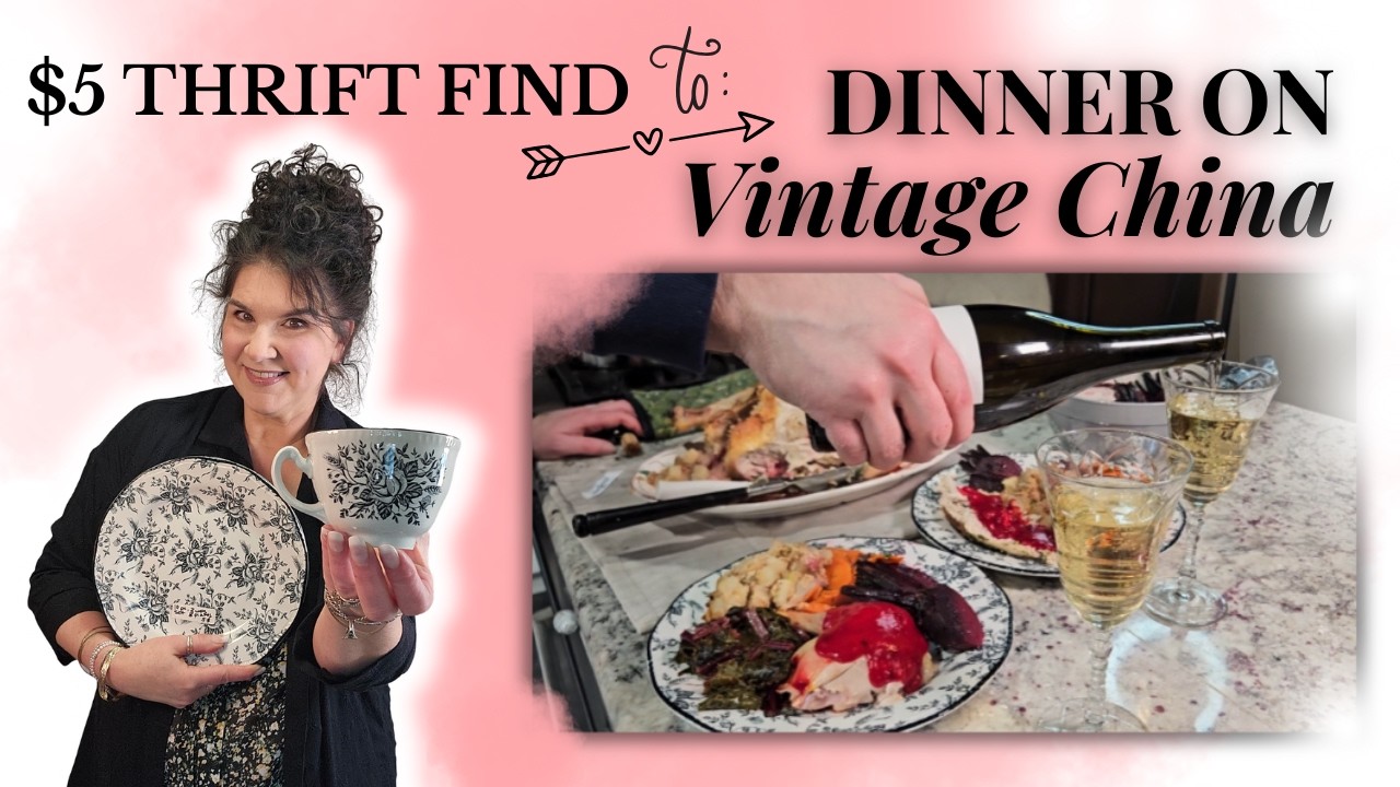 This $5 Thrift Store Find Turned Into the Most Beautiful Sunday Dinner...