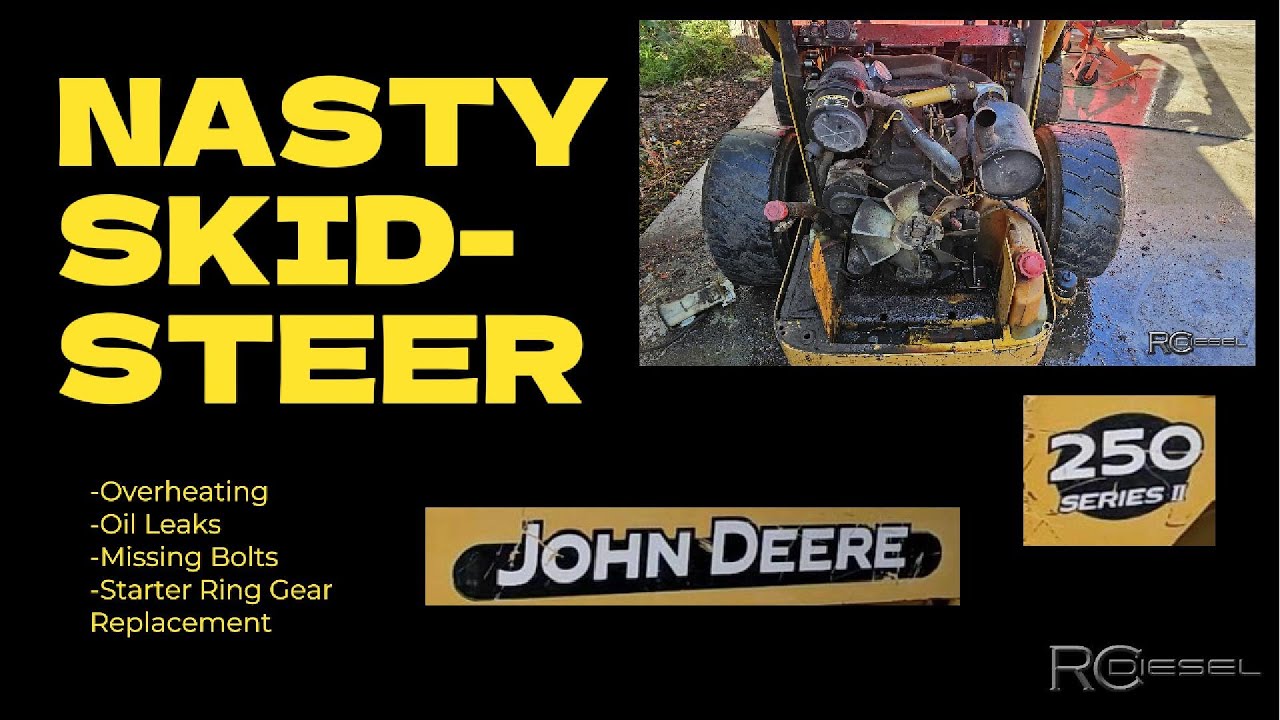 Видео, которое привело меня на YouTube! Мини-погрузчик John Deere 250 серии II: Маленький вредитель