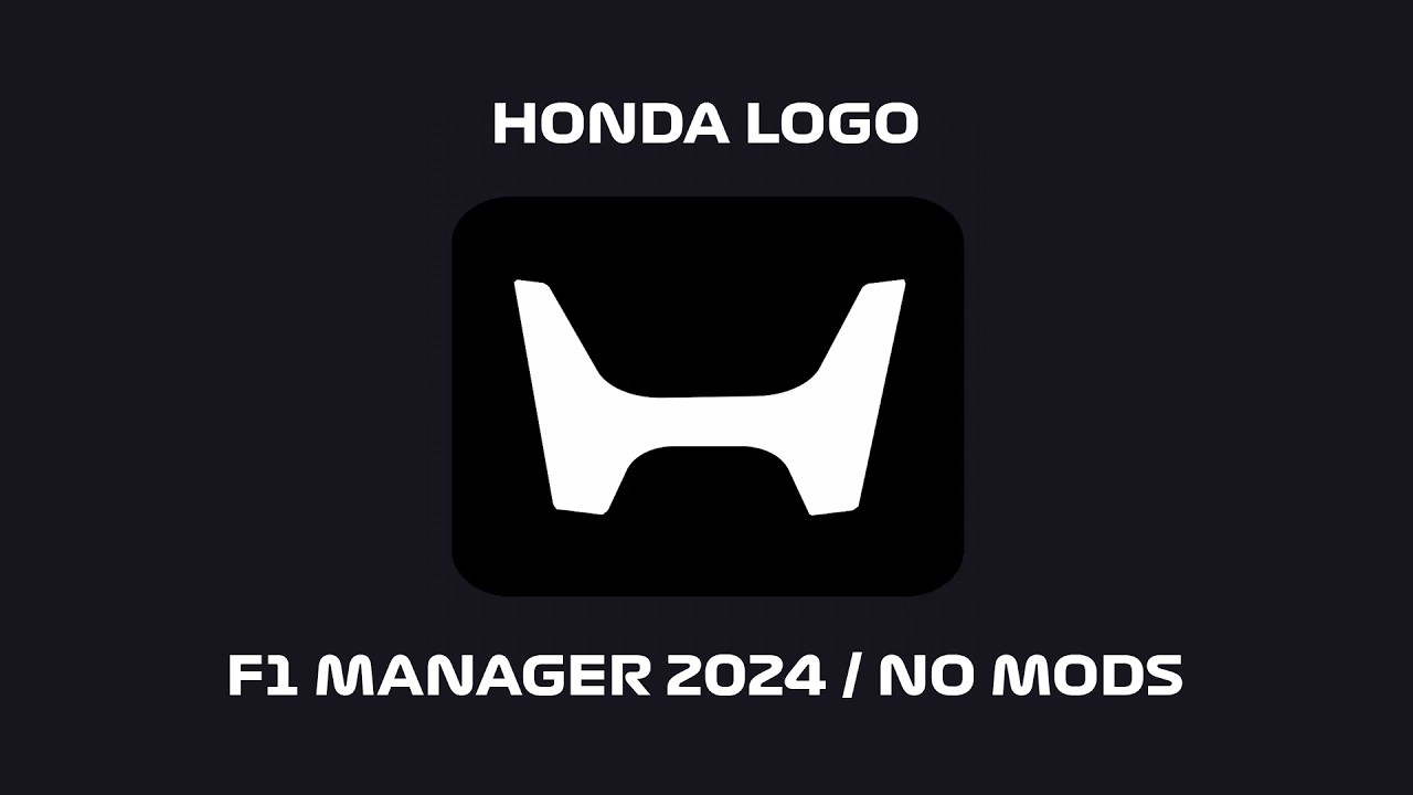 Making Honda logo | F1 Manager 2024 | NO MODS