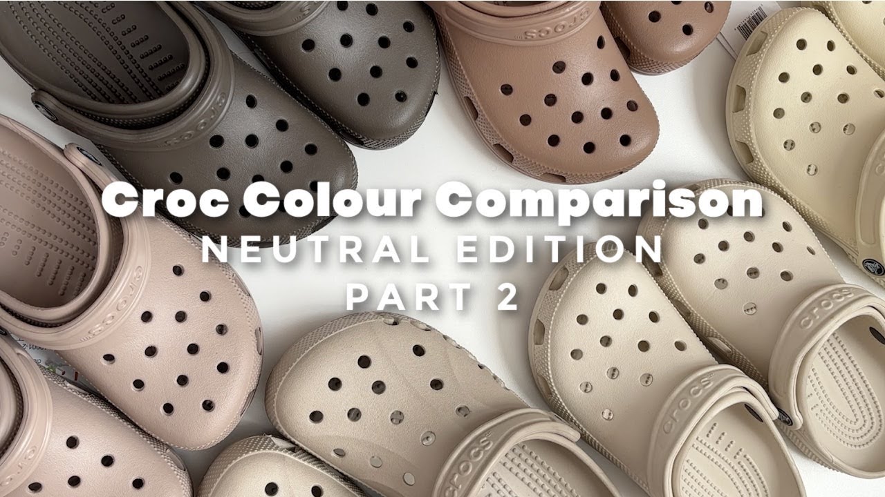 Croc Colour Comparison Part 2 | Neutral Tones