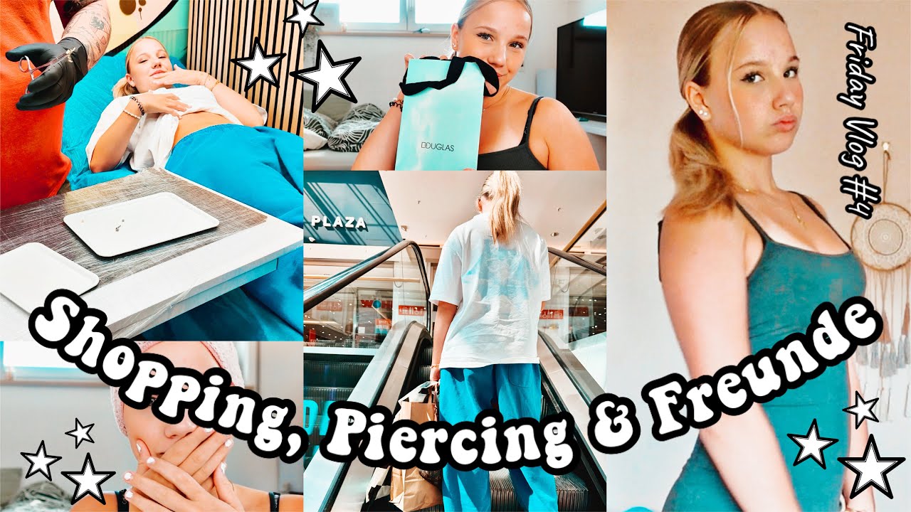LET‘s GO SHOPPING 🛍️ NEUES PIERCING 🌸 HEY ISI FRIDAY VLOG
