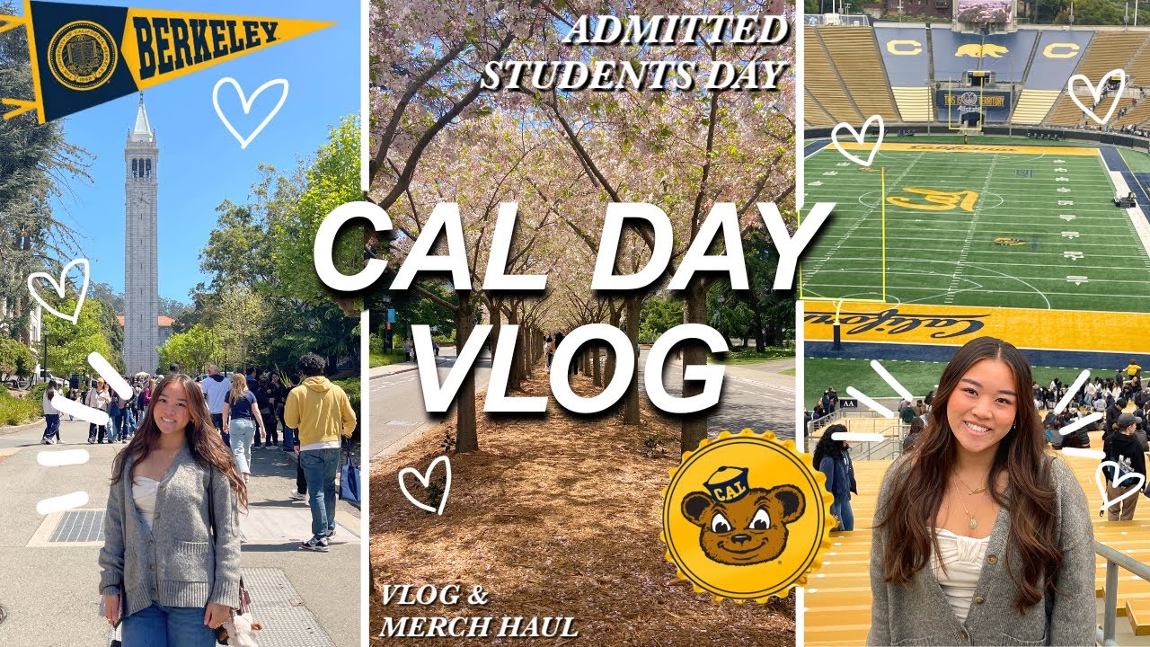 CAL DAY VLOG | touring uc berkeley + merch haul
