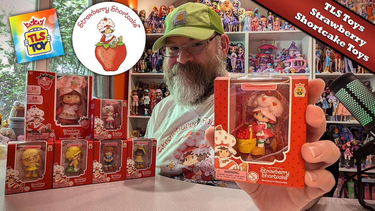 Strawberry Shortcake CheeBee Figures & 5.5 inch Articulated Fashion Doll by TLS Toys