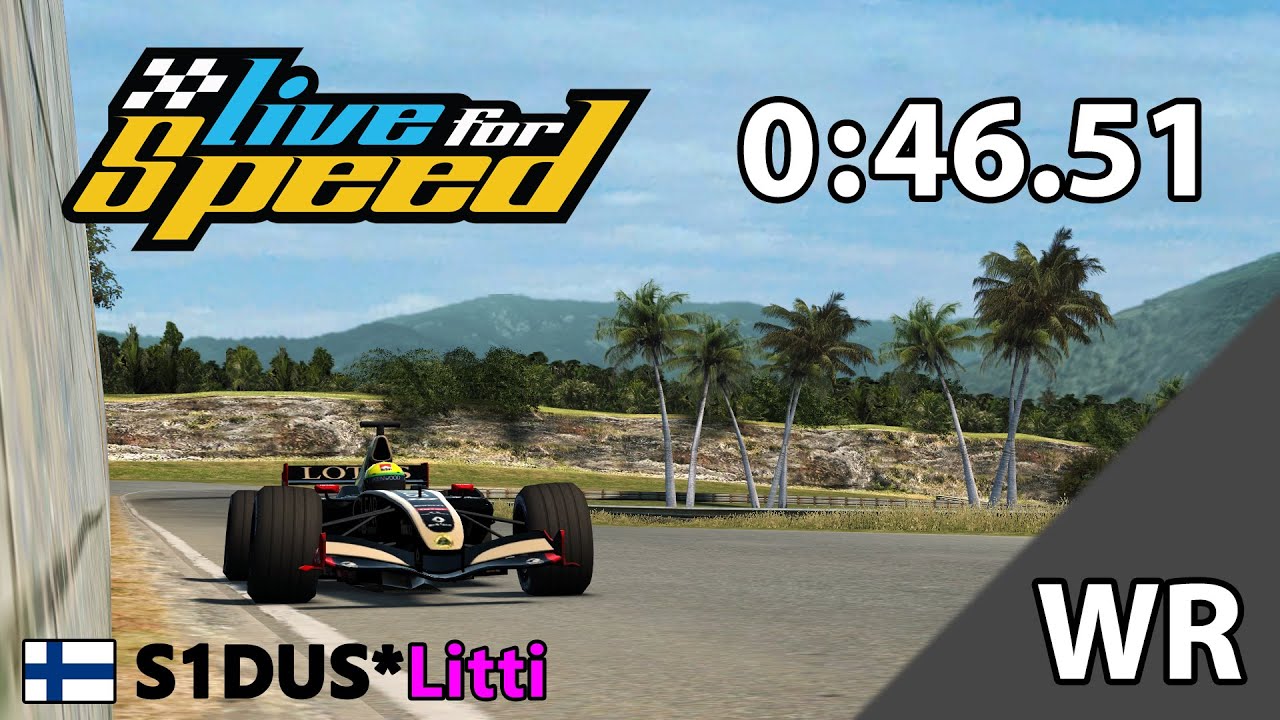 S1DUS*Litti: 0:46.51 on FE2R / BF1 | Live for Speed World Records Ep. 08