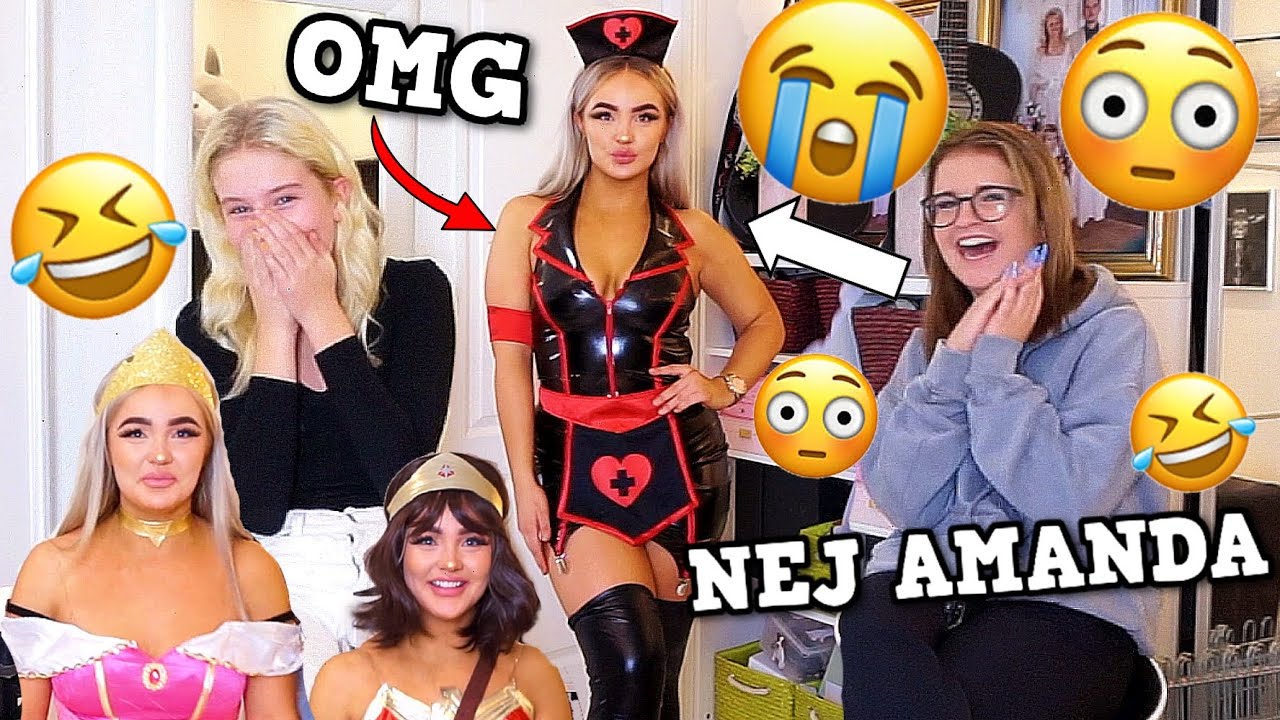 BELLA OCH ELVIRA TYCKER TILL OM MINA HALLOWEENKLÄDER