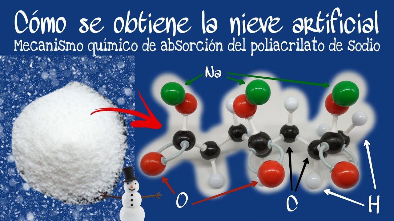 CÓMO FUNCIONA LA NIEVE ARTIFICIAL | QUÍMICA EXPLICADA