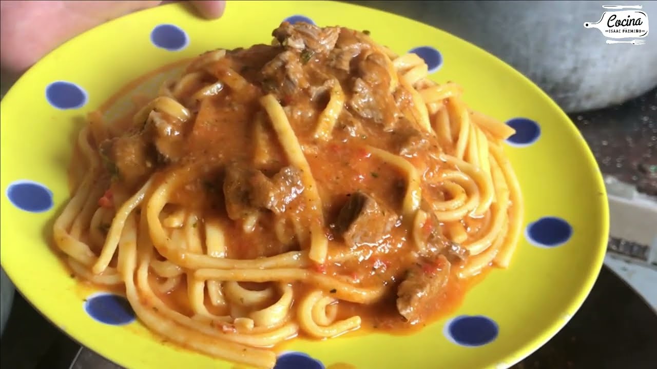tallarin de carne