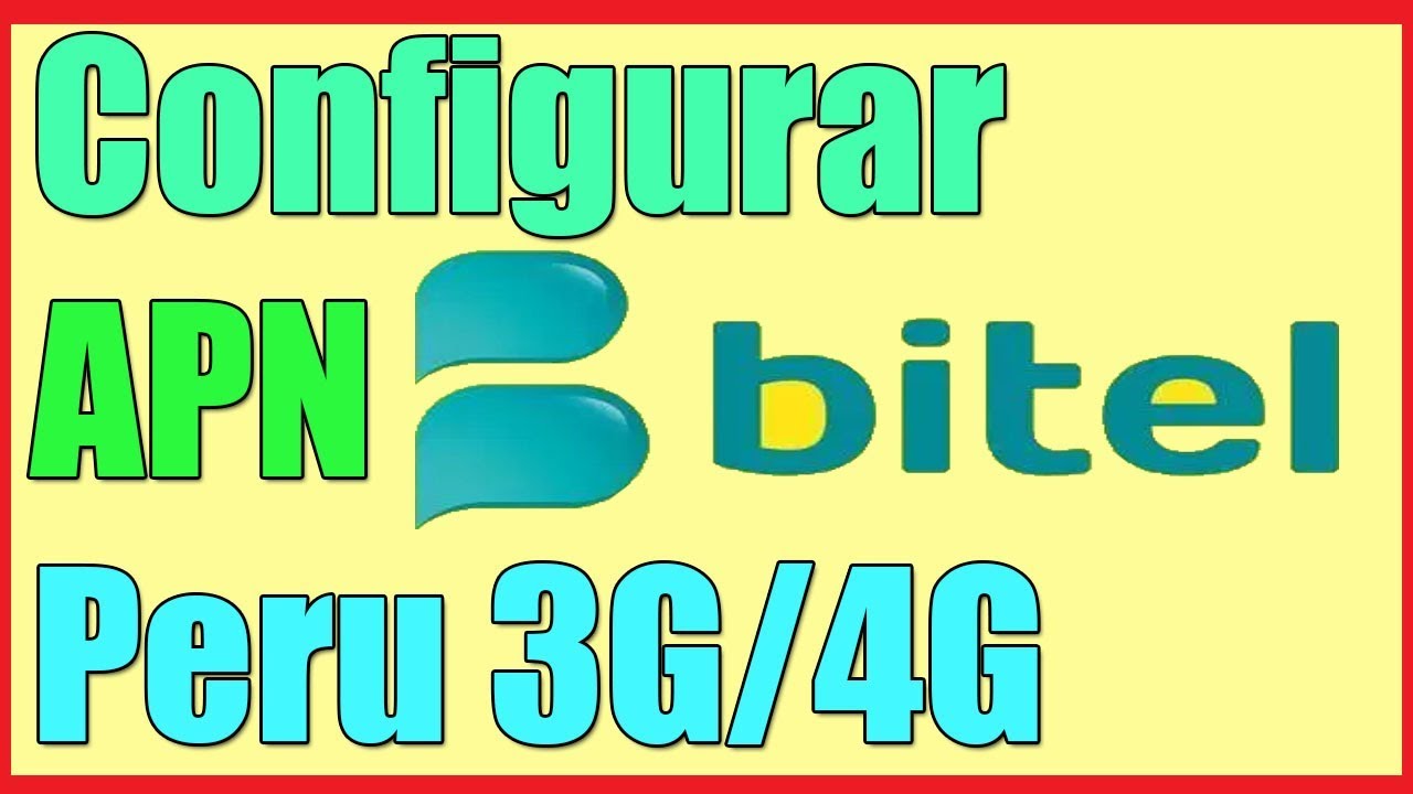 Configurar APN Bitel Peru 4G/3G I Solución 2025 ✅