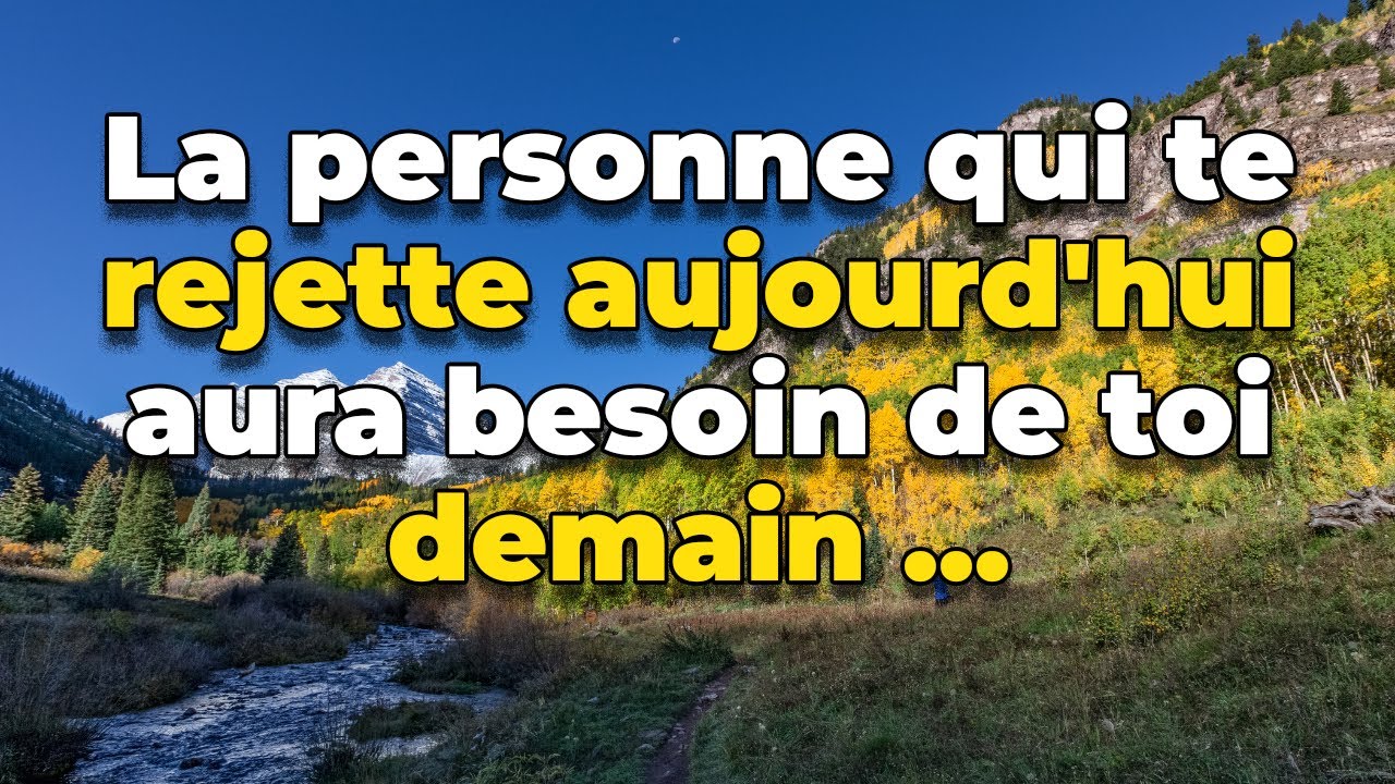 Celui/Celle qui te rejette maintenant te cherchera plus tard : l'histoire de Mariana / 2ème partie