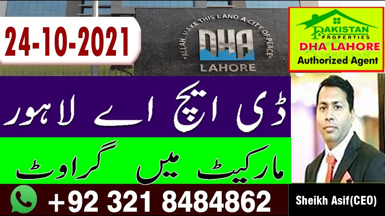 DHA Lahore Latest Updates Today  || #dhalahoremarketlatestsituation || @pakistanproperties