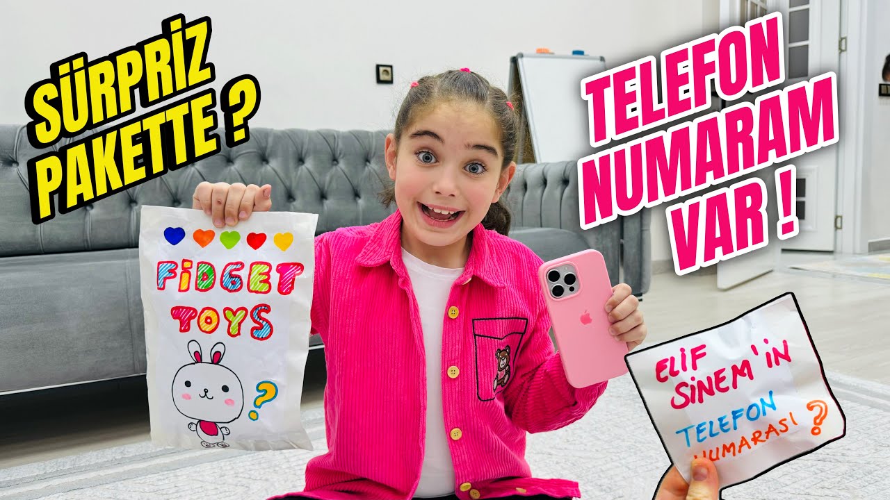 SÜRPRİZ PAKET İÇİNDE ELİF SİNEMİN TELEFON NUMARASI MI VAR ?? NELER ÇIKTI ??