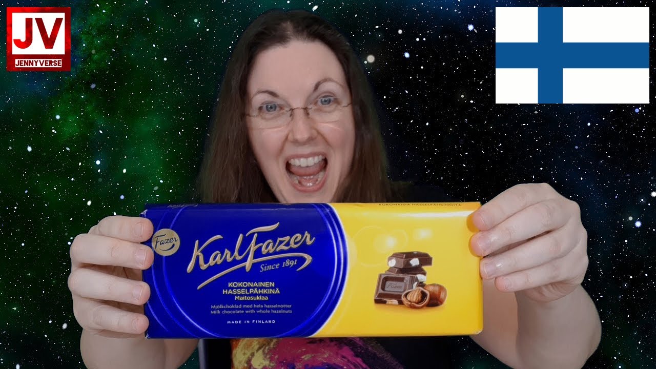 LOADS OF FLAVOURS! Tasting Finnish Karl Fazer Chocolate! (Finland food)