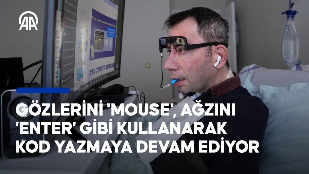 Felçli bilgisayar programcısı özel donanımla kod yazmayı sürdürüyor