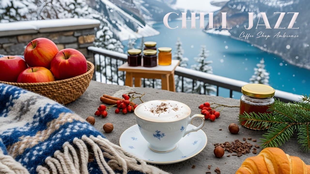 Positive Jazz Music 🌿 Gentle Bossa Nova Coffee Ambience for Peaceful Focus and Happy Mood 1