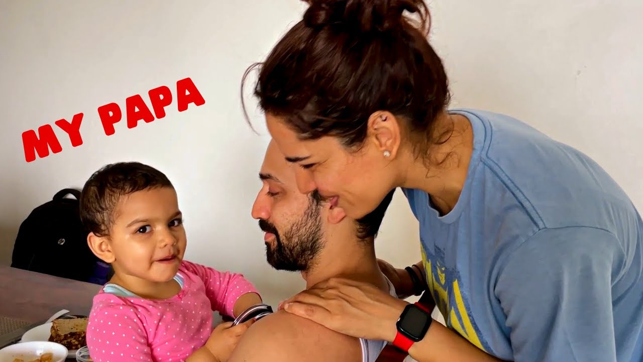 PAPA GHAR WAPAS AA GAYE!! | Baby daddy fun moments | Shikha Singh Vlogs