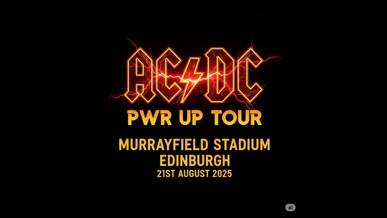 ACDC PWR UP TOUR - Murrayfield Stadium Edinburgh - August 21st 2025