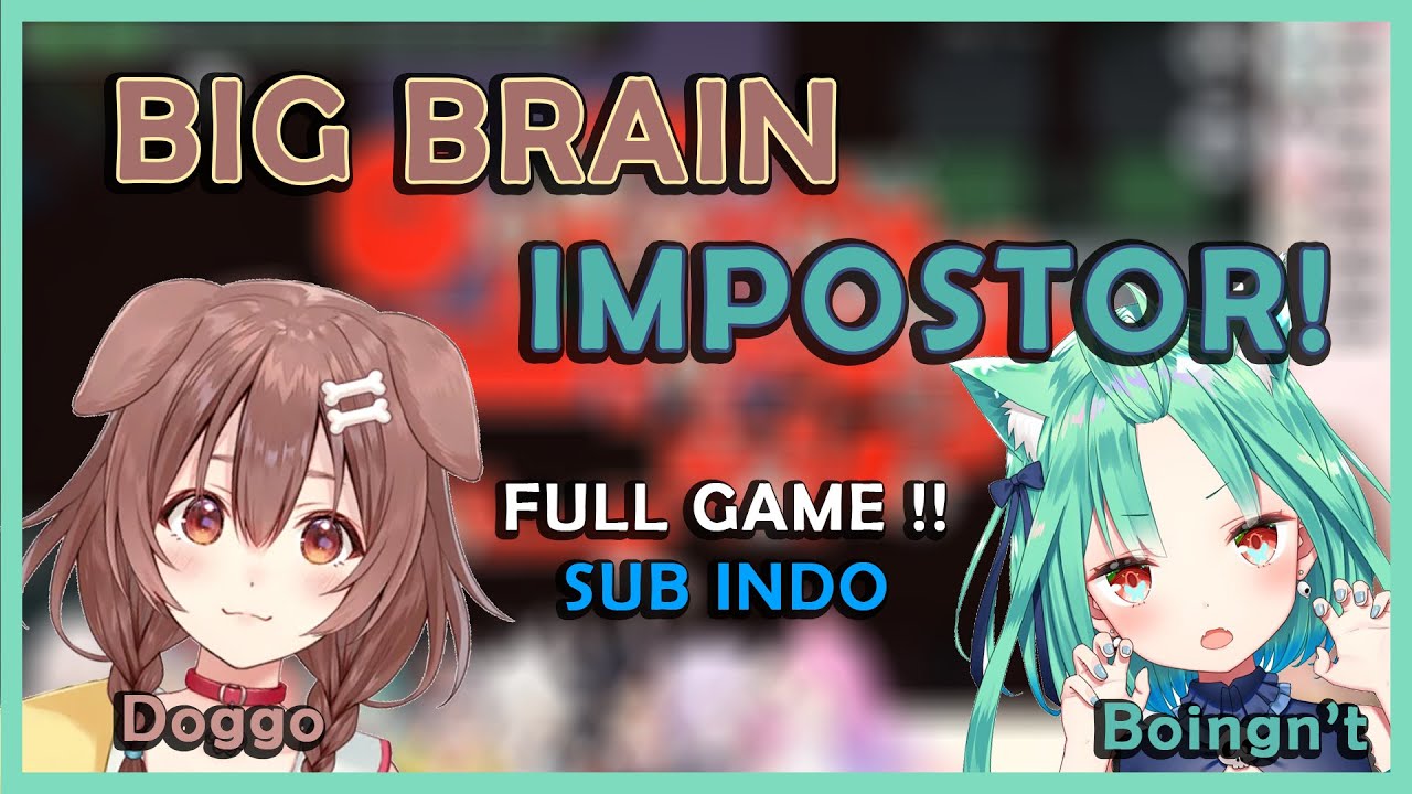 「Sub Indo」Epic WIN ! Among Us map terbaru [ POV Korone & Rushia ]