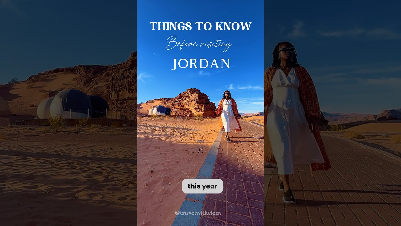 Do not go to #Jordan without knowing this! #visitjordan #myjordanjourney #travelwithclem #traveltips