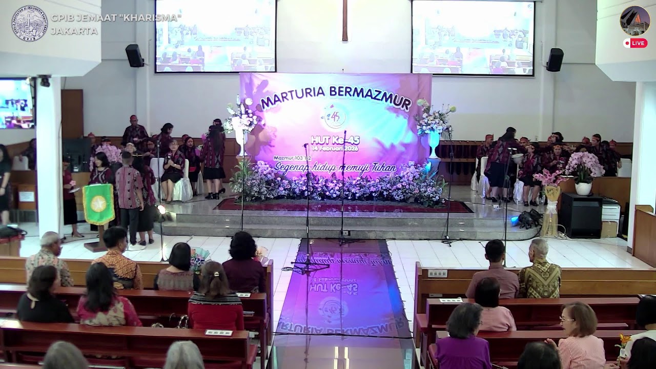 PERAYAAN ULANG TAHUN KE 45 PS. MARTURIA SEKTOR 1 | GPIB JEMAAT 