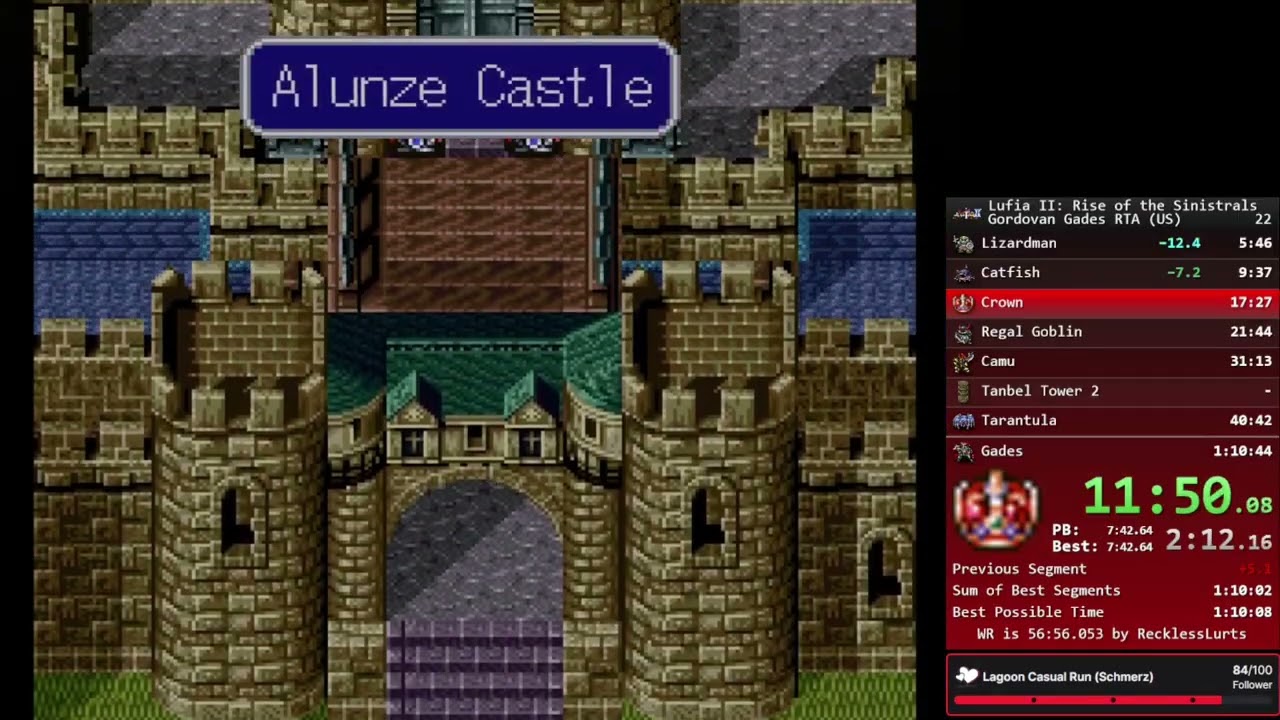 Lufia II: Rise of the Sinistrals - Gordovan Gades RTA (US) - 1:09:06 - PB