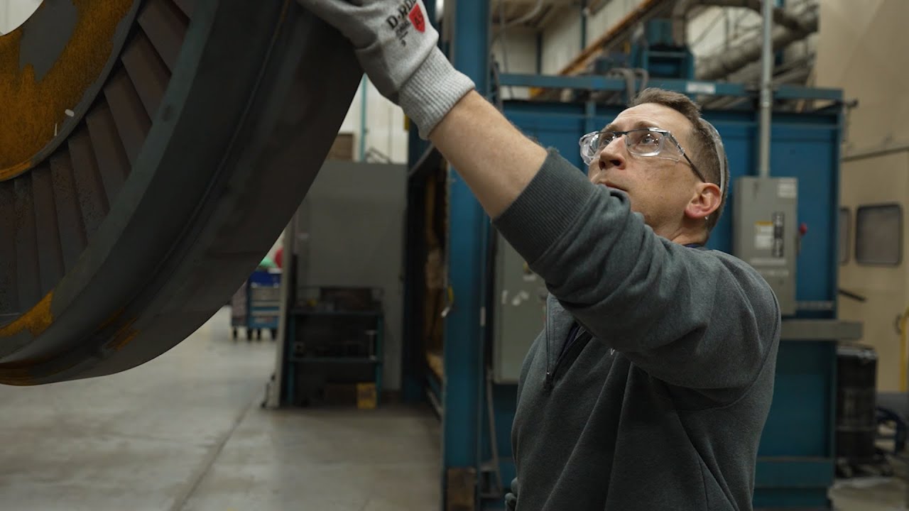 Turbine diaphragm repair expertise at Bangor Service Center | GE Vernova