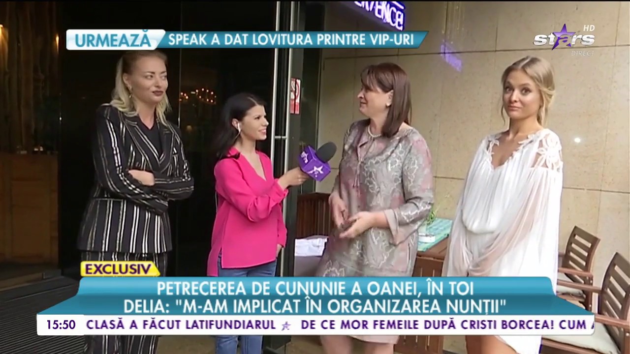 Delia şi sora ei, declaraţii după cununie