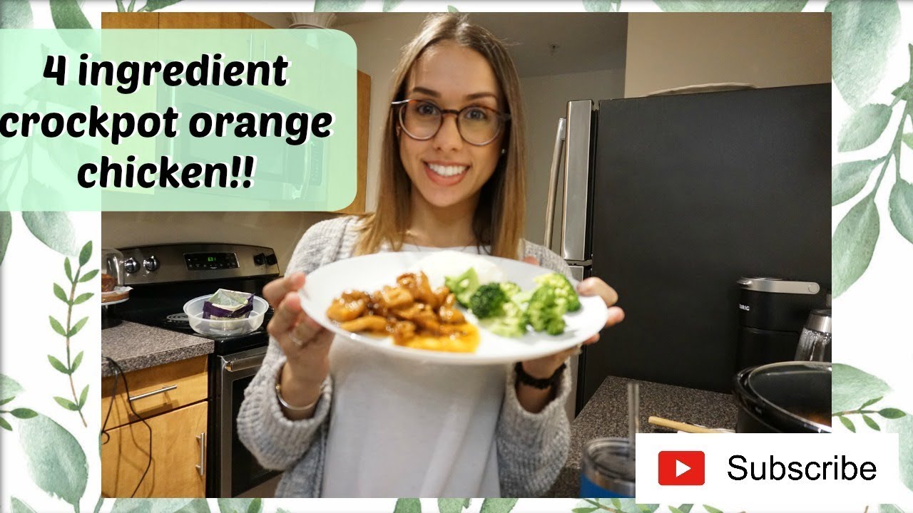 EASY CROCKPOT ORANGE CHICKEN | ASHLEY BOIE ♡