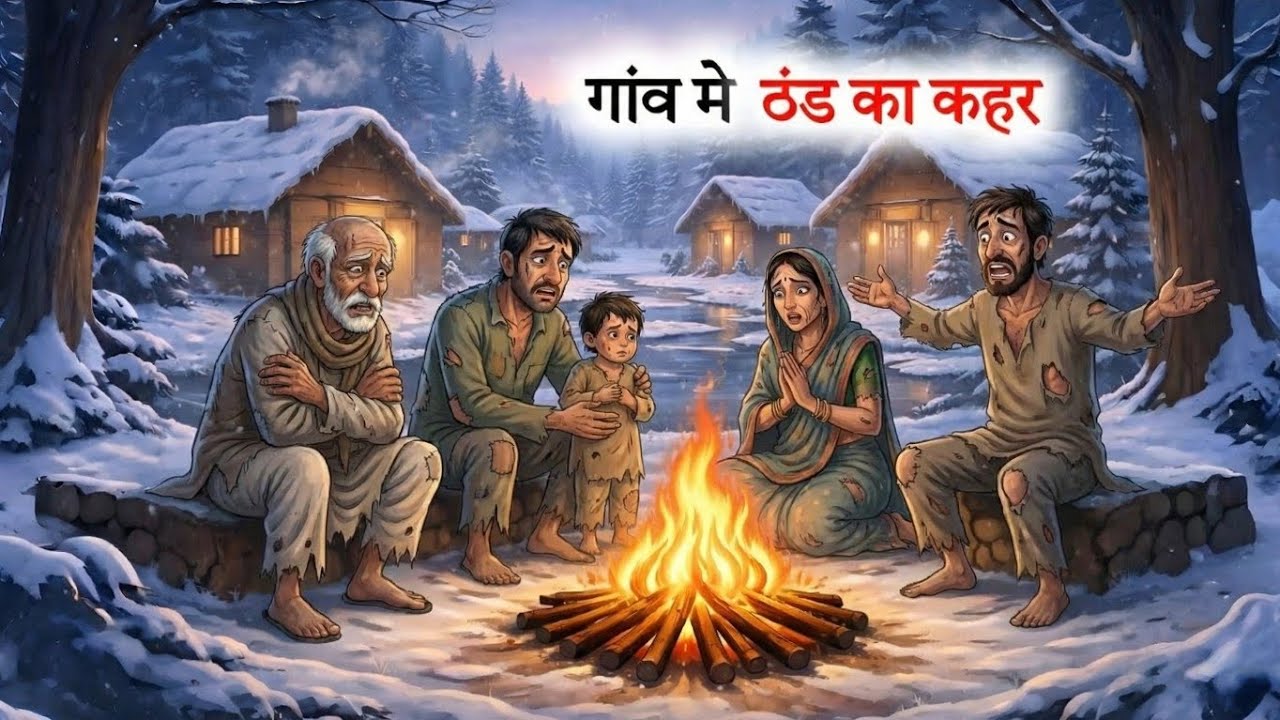 गांव में ठंड का कहर | Gaon Me Thand Ka Kahar | Hindi Moral Story | Hindi Cartoon Kahani