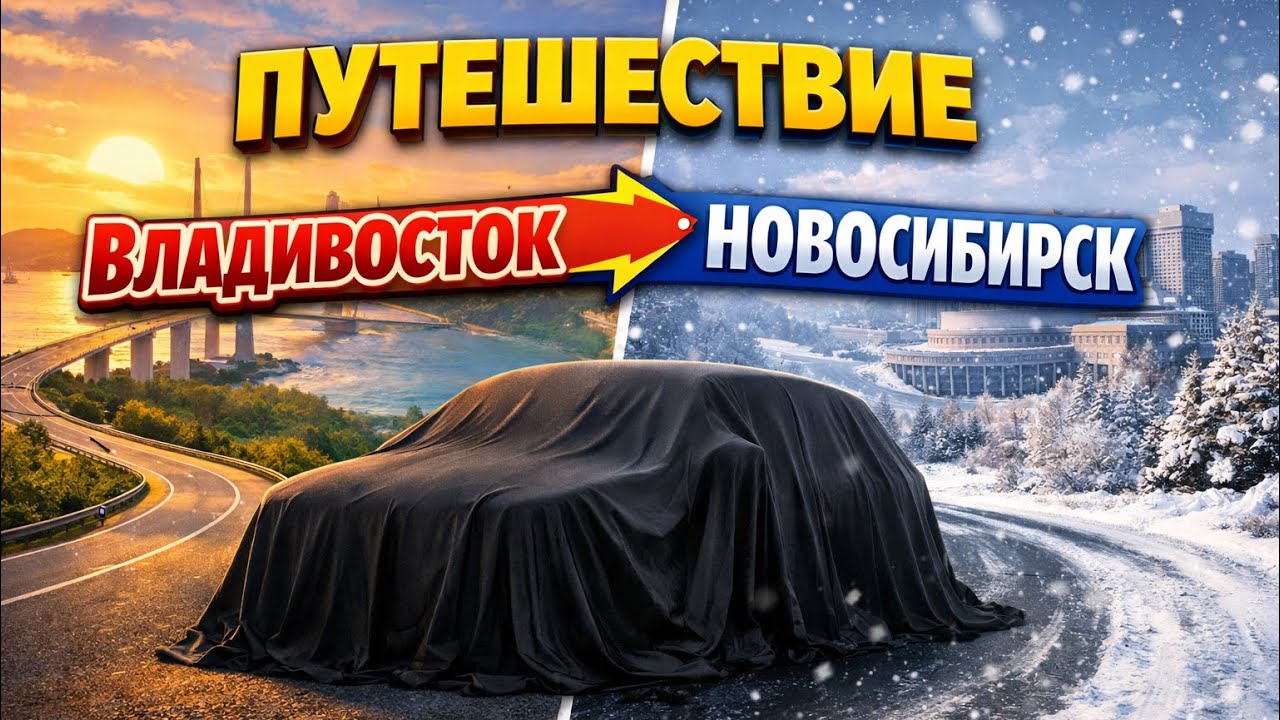 ВЛАДИВОСТОК - НОВОСИБИРСК НА МАЛОЛИТРАЖКЕ
