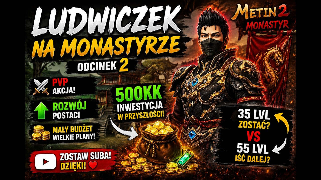 Metin2 Monastyr 2# Przygoda Ludwiczka !