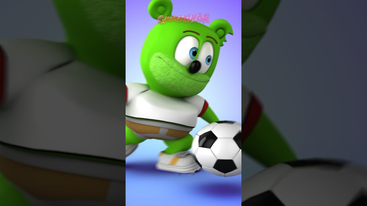 KICK THE BALL! ⚽️✨ Who&rsquo;s watching #euro2024?? 😎 #shorts #football #gummib&auml;r