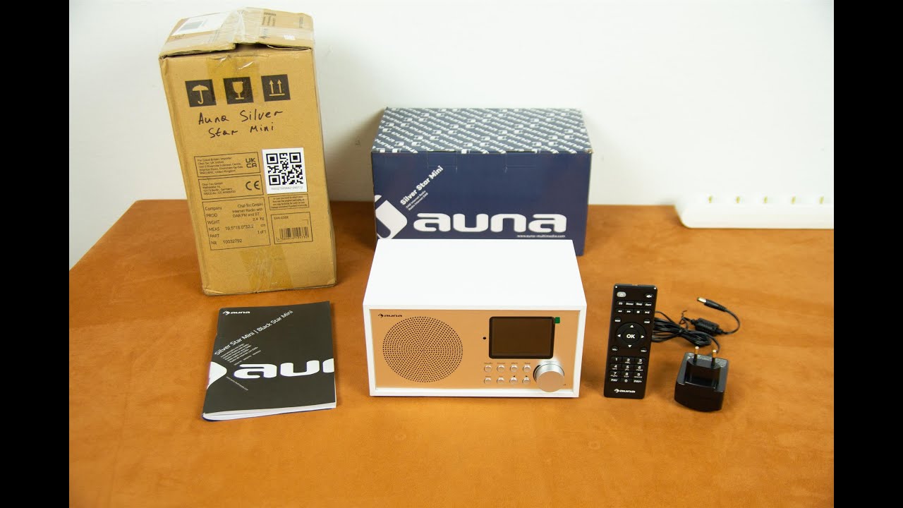 Интернет радио AUNA Silver Star Mini (USB, FM, DAB, AUX, Bluetooth)