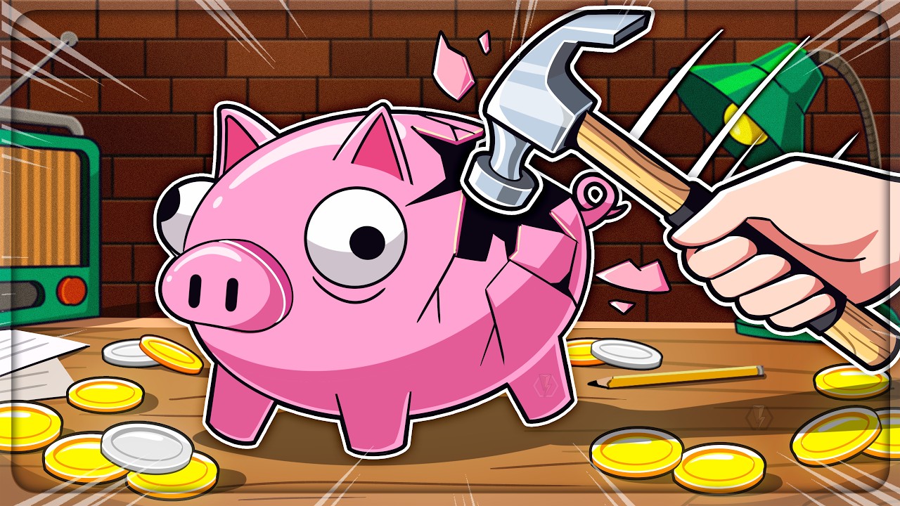 Smashing 1,029,941 piggy banks to get out of debt