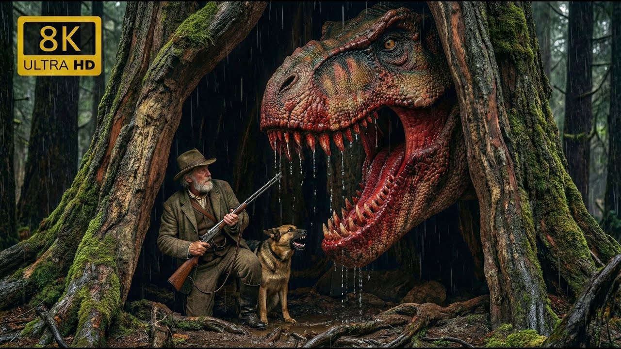 King Kong And Godzilla vs. The Giant  Trex : A Major Clash in The wild jungle