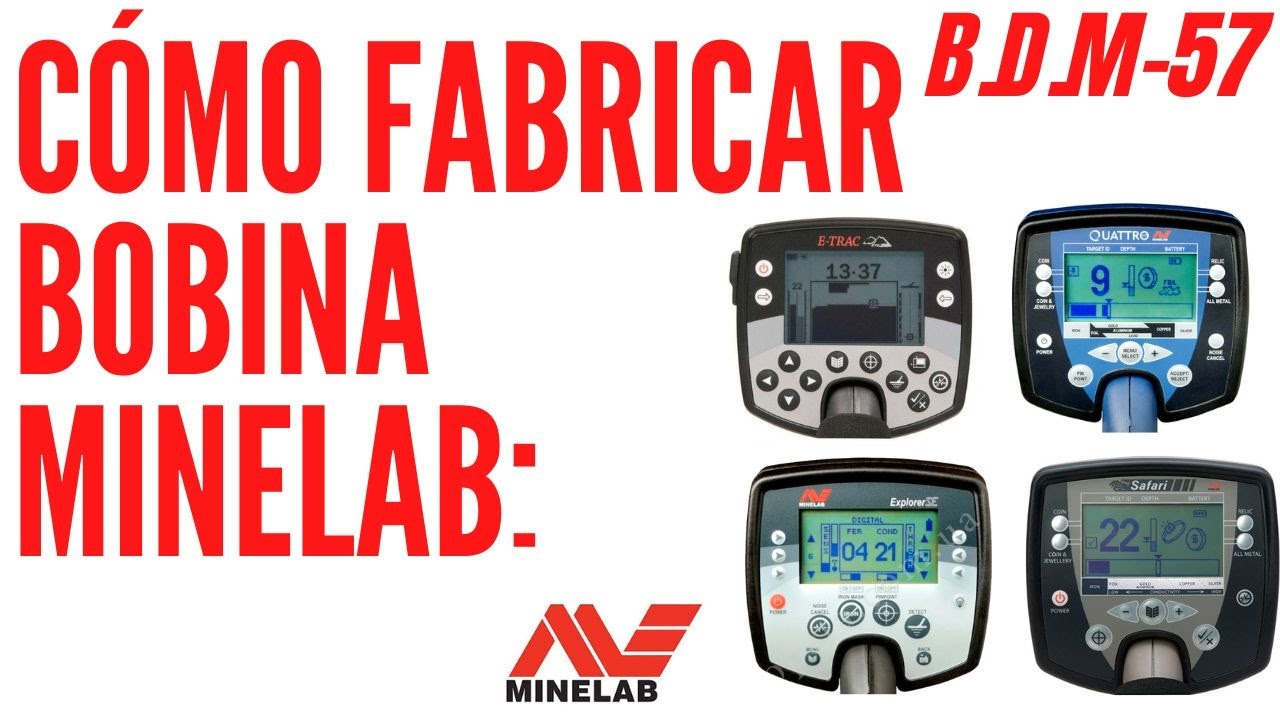 👉🔥Cómo fabricar Bobina  para Minelab Explorer, Quattro, E-trac, Safari🔥