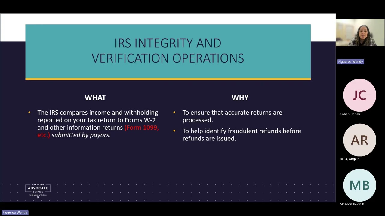2026 Tax Season Webinar with IRS Taxpayer Advocate Service (TAS)