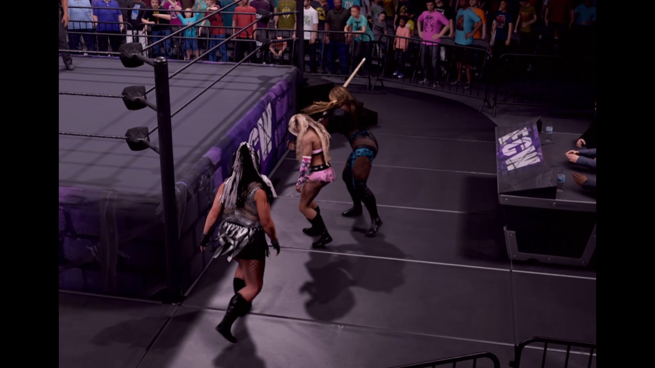 WWE 2K25  TIFFANY STRATTON VS AWESOME KONG ECW