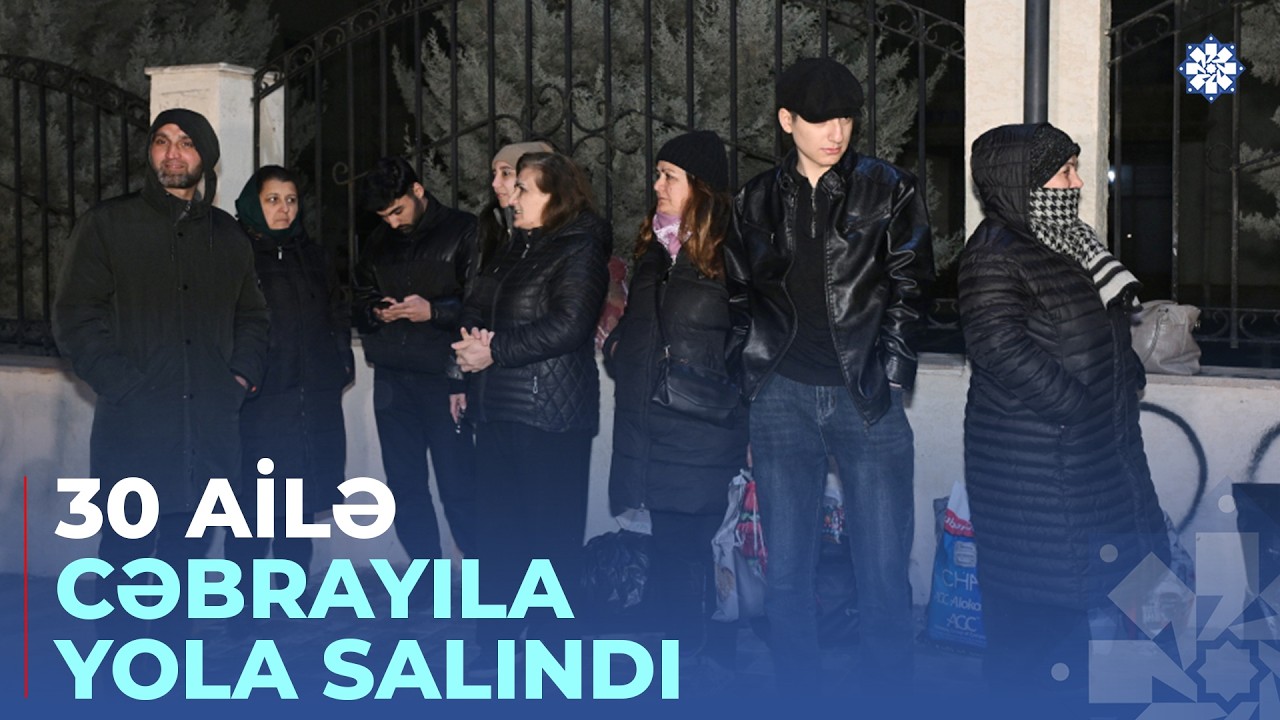 Cəbrayıl rayonunun Horovlu kəndinə növbəti köç karvanı yola salınıb