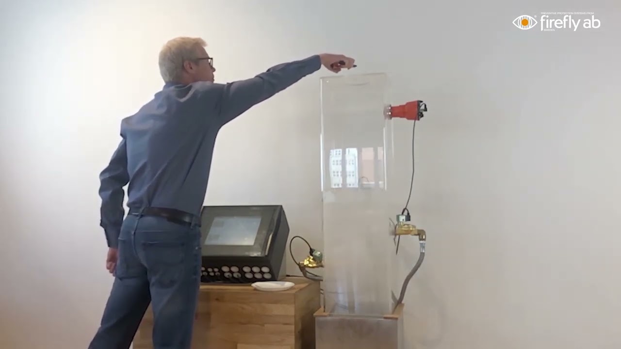 Firefly AB Quick Fire Detection & Suppression System Demo