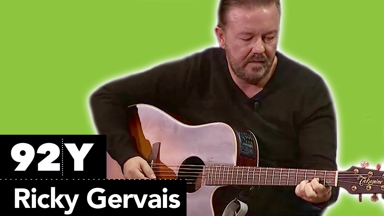 Ricky Gervais as David Brent plays 