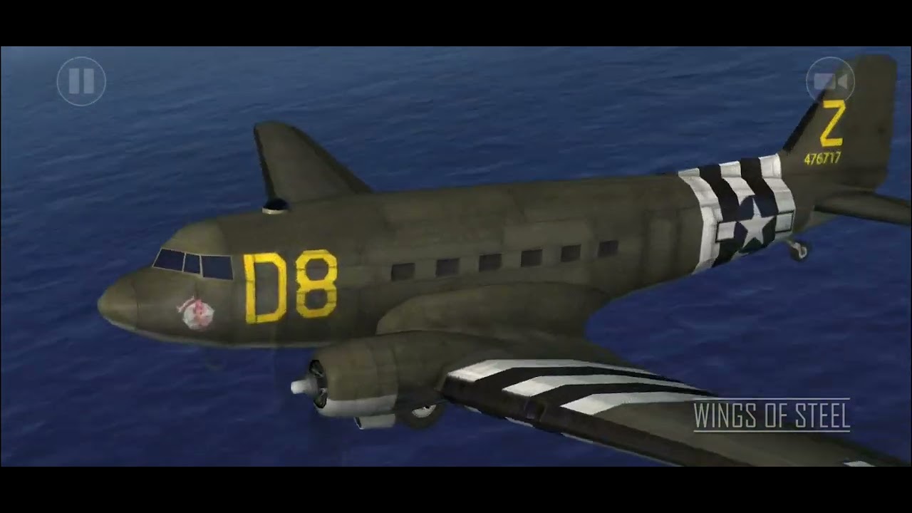 Allied Msn 12, C-47 Skytrain to the Rescue (w/o Controls/Replay), “Wings of Steel: Pacific”