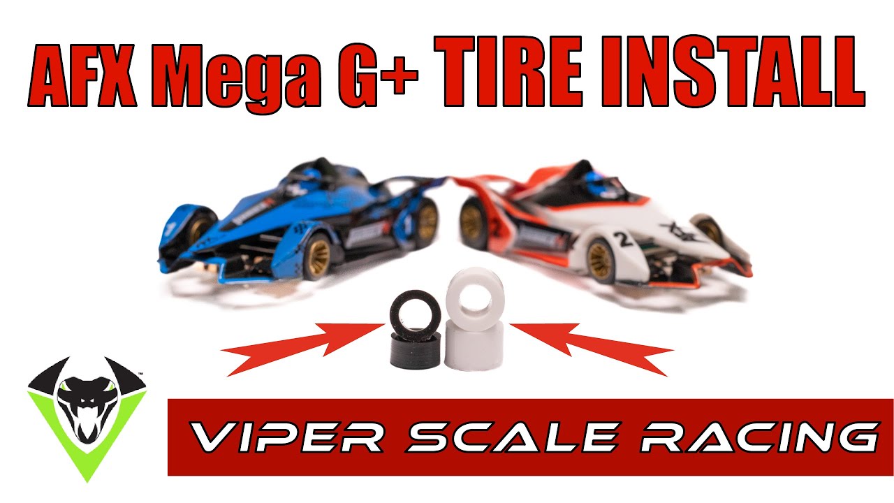 AFX Mega G+ HO Slot Car Tire Upgrade