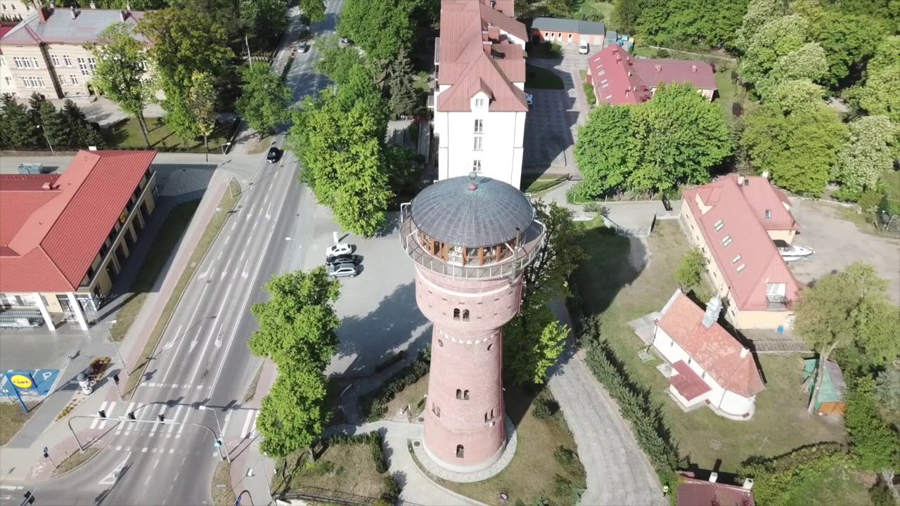 Giżycko - “wczoraj” wieża ciśnień, “dzisiaj” wieża widokowa