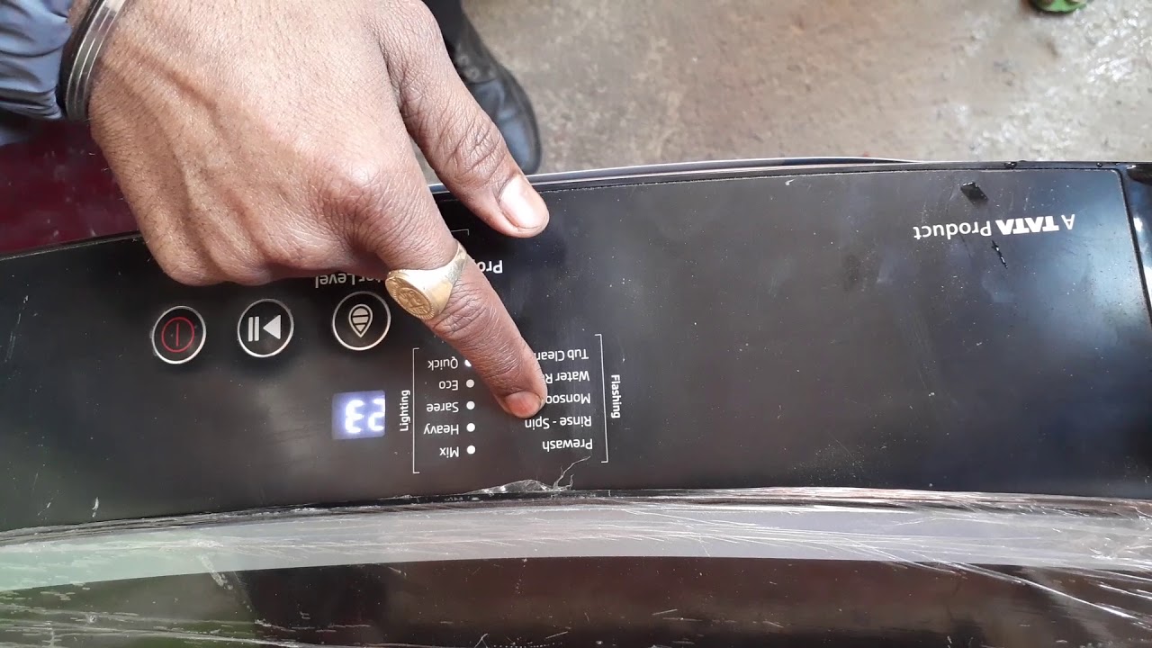 Voltas washing machine  demo V5