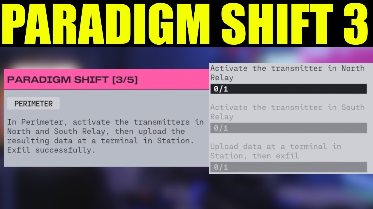 Marathon - activate the transmitter in north relay | Upload data at a terminal in station (location)